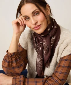 Foulard imprimé graphique