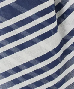 Foulard pur coton marin
