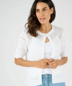 Gilet-boléro jeu de maille