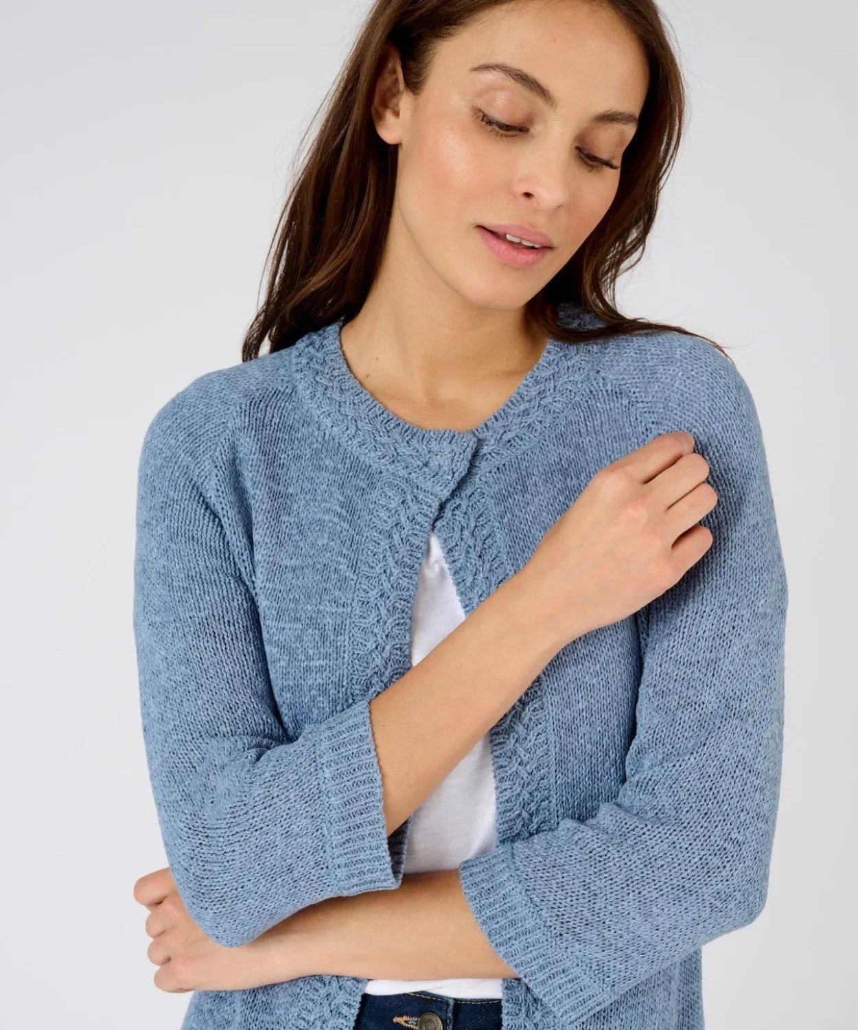 Gilet-boléro maille ruban