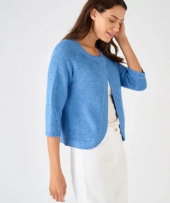 Gilet-boléro maille ruban