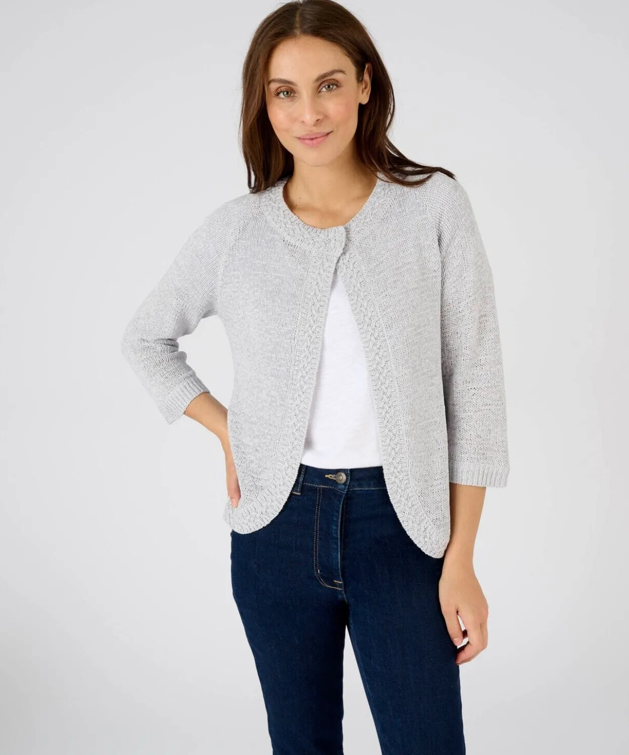 Gilet-boléro maille ruban