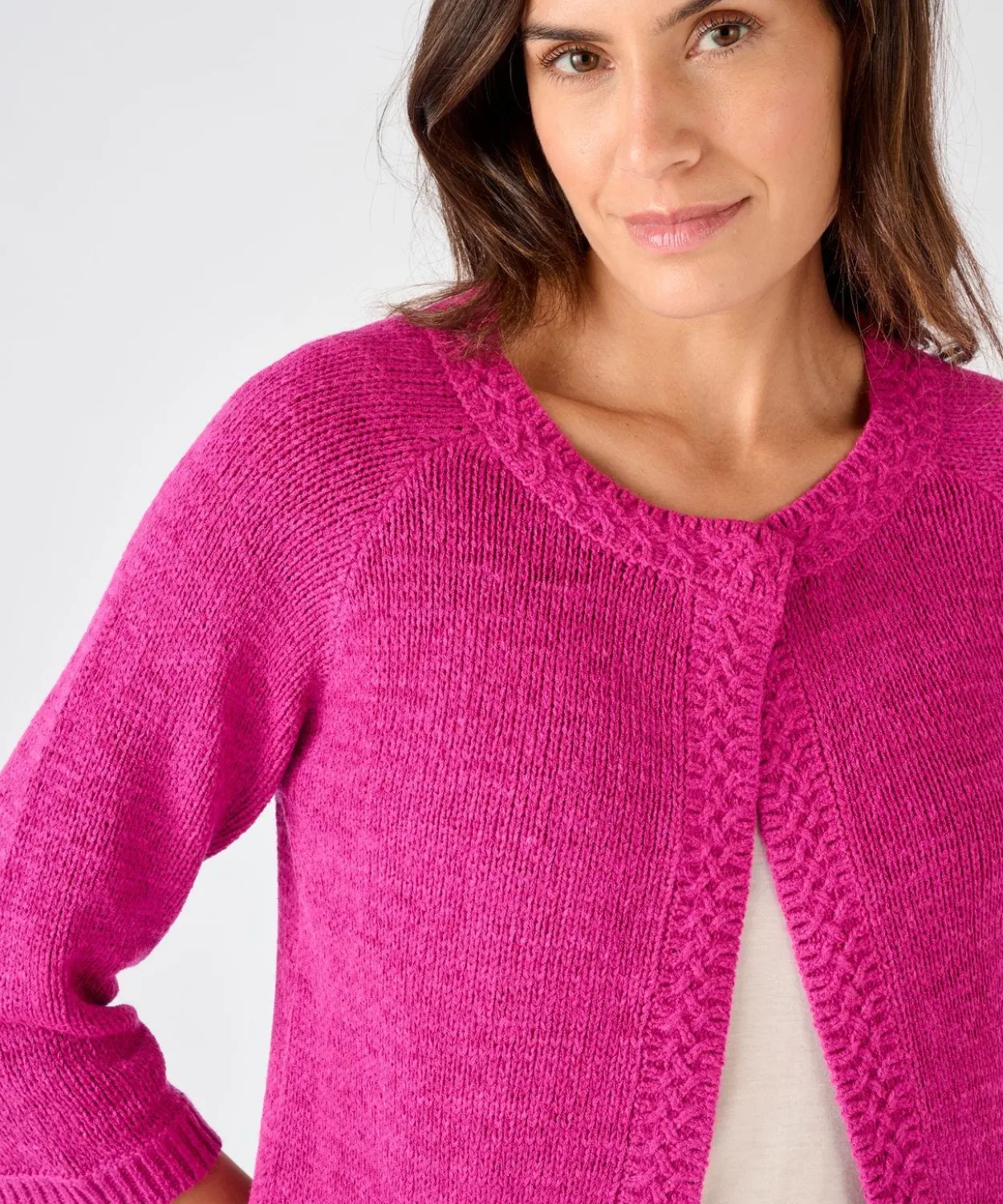 Gilet-boléro maille ruban