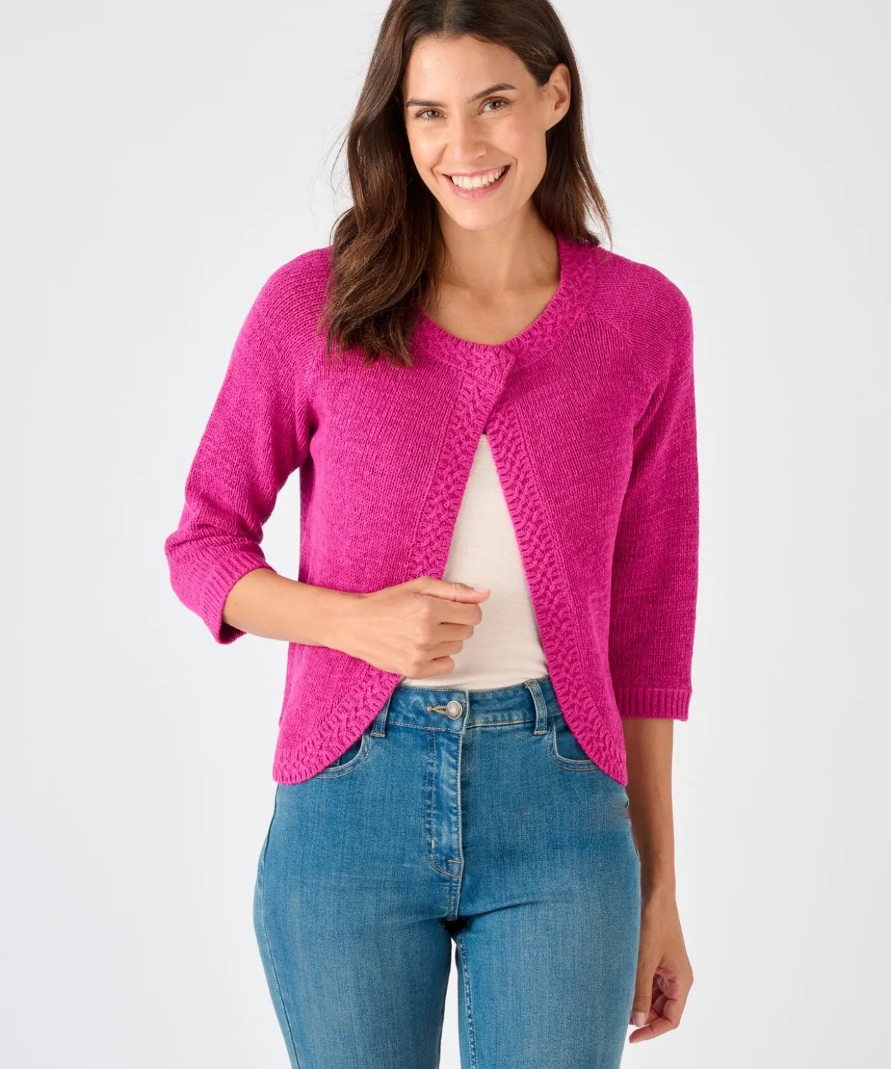 Gilet-boléro maille ruban