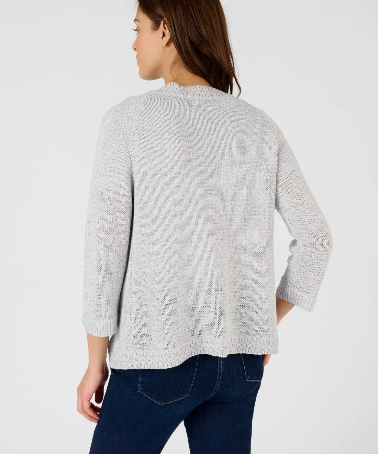 Gilet-boléro maille ruban