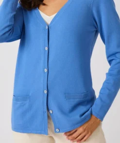 Gilet boutonné manches longues