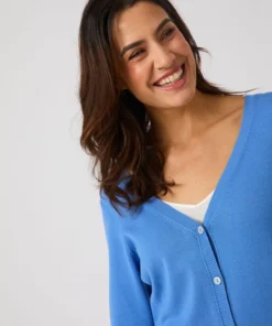 Gilet boutonné manches longues