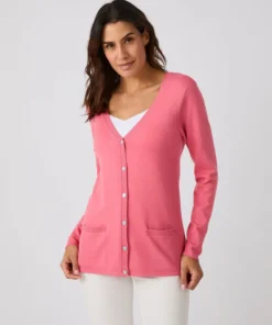 Gilet boutonné manches longues