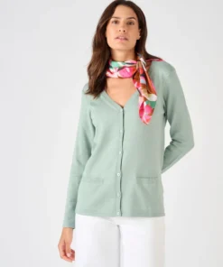 Gilet boutonné manches longues