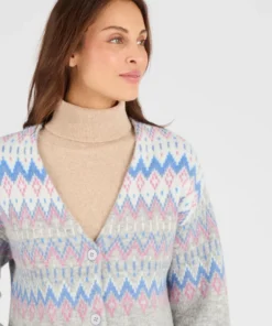 Gilet long jacquard Thermolactyl