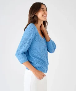 Gilet maille ajourée