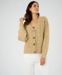 Gilet maille ajourée