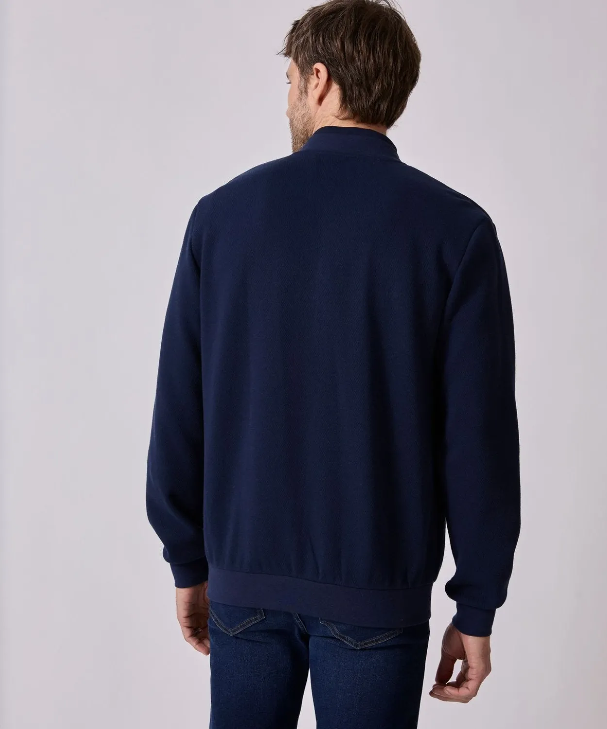 Gilet molleton zippé