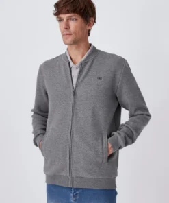 Gilet molleton zippé