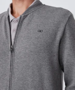 Gilet molleton zippé