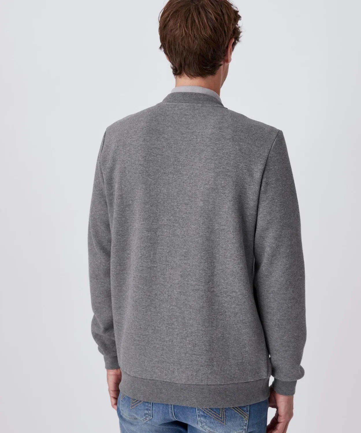 Gilet molleton zippé
