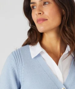Gilet uni boutonné