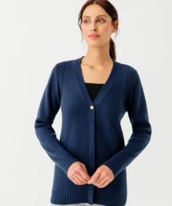 Gilet uni boutonné