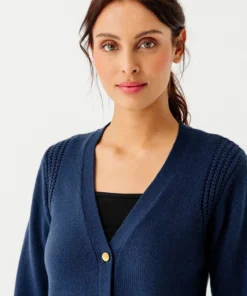 Gilet uni boutonné
