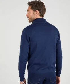 Gilet zippé col montant