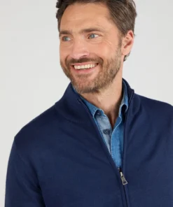 Gilet zippé col montant