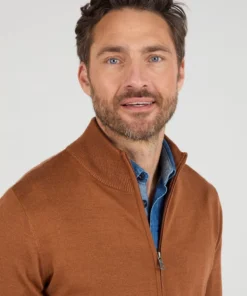 Gilet zippé col montant