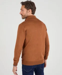 Gilet zippé col montant