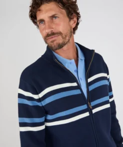 Gilet zippé col montant