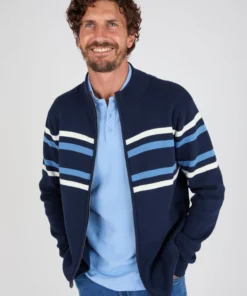 Gilet zippé col montant