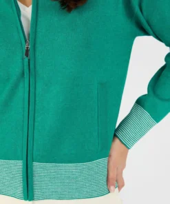 Gilet zippé col polo