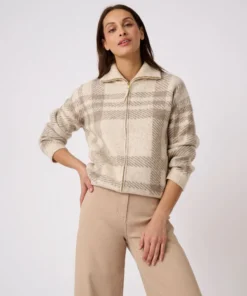 Gilet zippé maille jacquard Thermolactyl