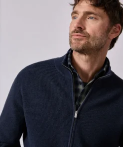 Gilet zippé Thermolactyl en maille texturée