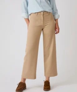 Jean large 7/8ème coloré