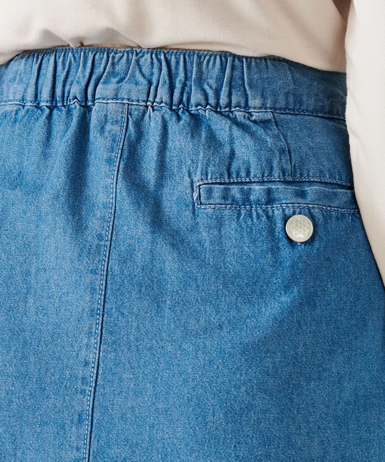 Jupe ample boutonnée