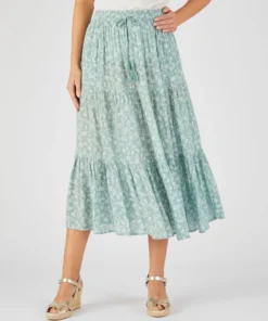 Jupe crépon pure viscose