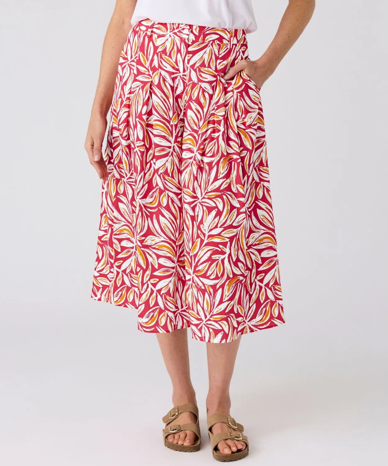 Jupe-culotte pure viscose Lenzing(TM) EcoVero(TM) Climatyl