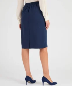 Jupe droite classique enfilable