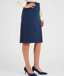 Jupe droite classique enfilable