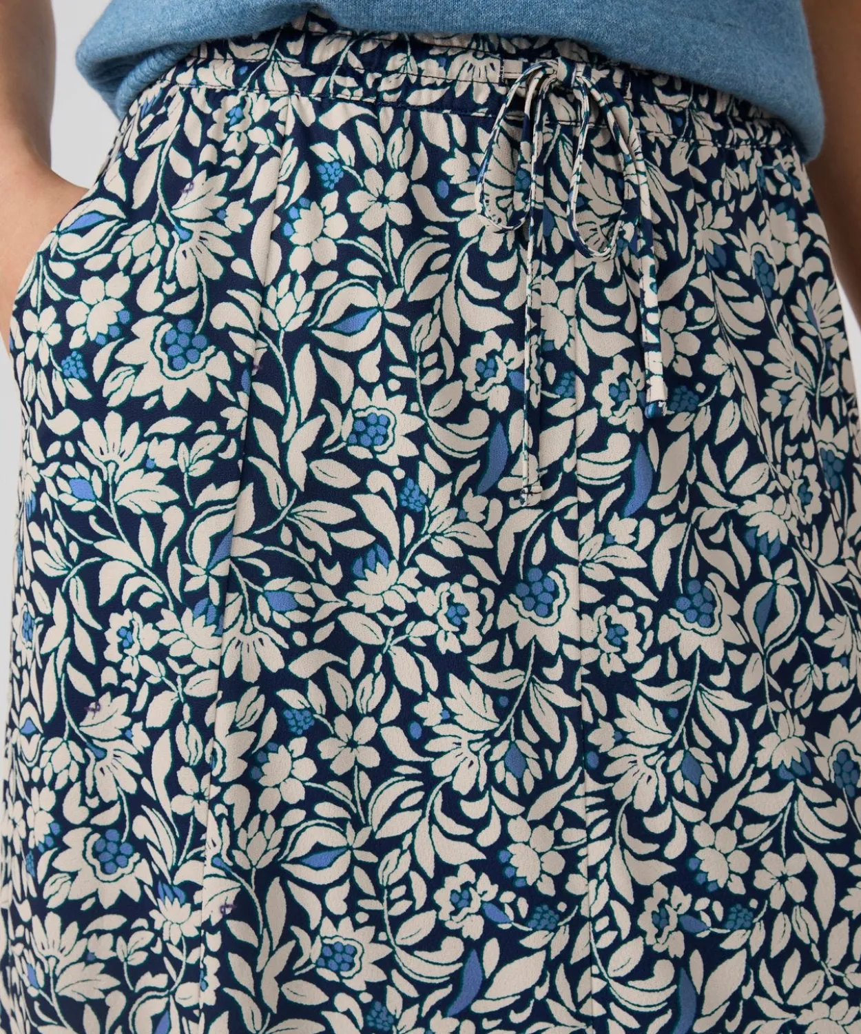 Jupe maille crêpe stretch