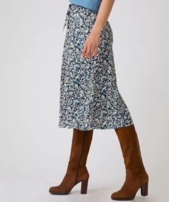 Jupe maille crêpe stretch