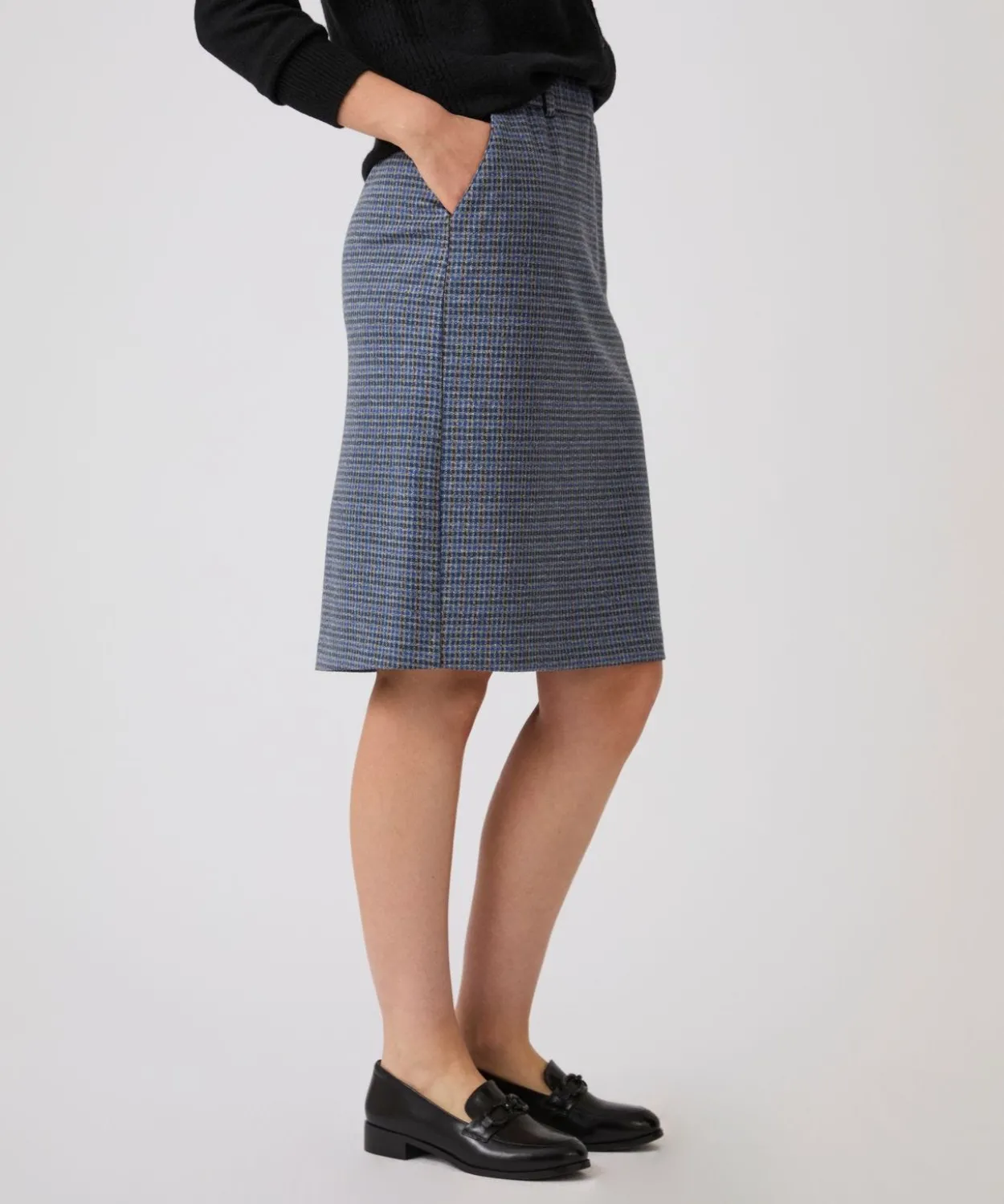 Jupe maille milano jacquard