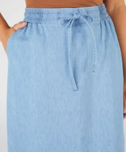 Jupe tissu chambray