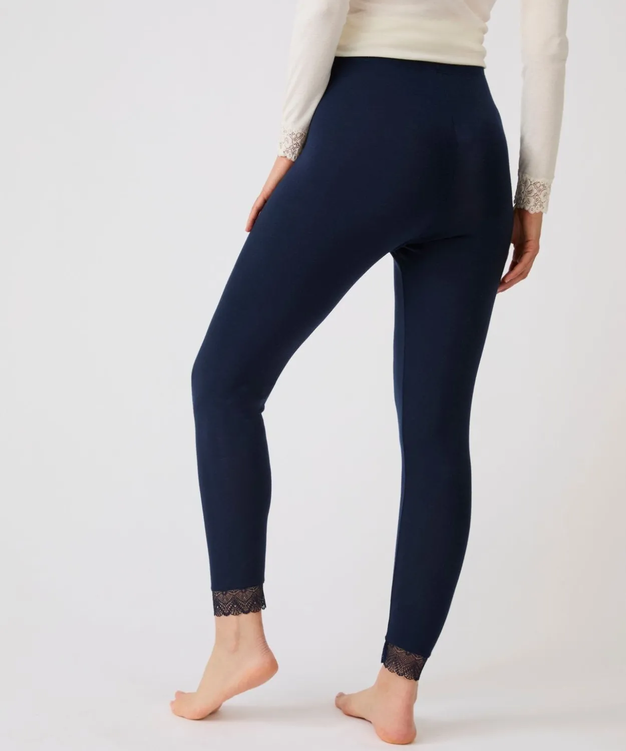 Legging long dentelle Thermolactyl Sensitive