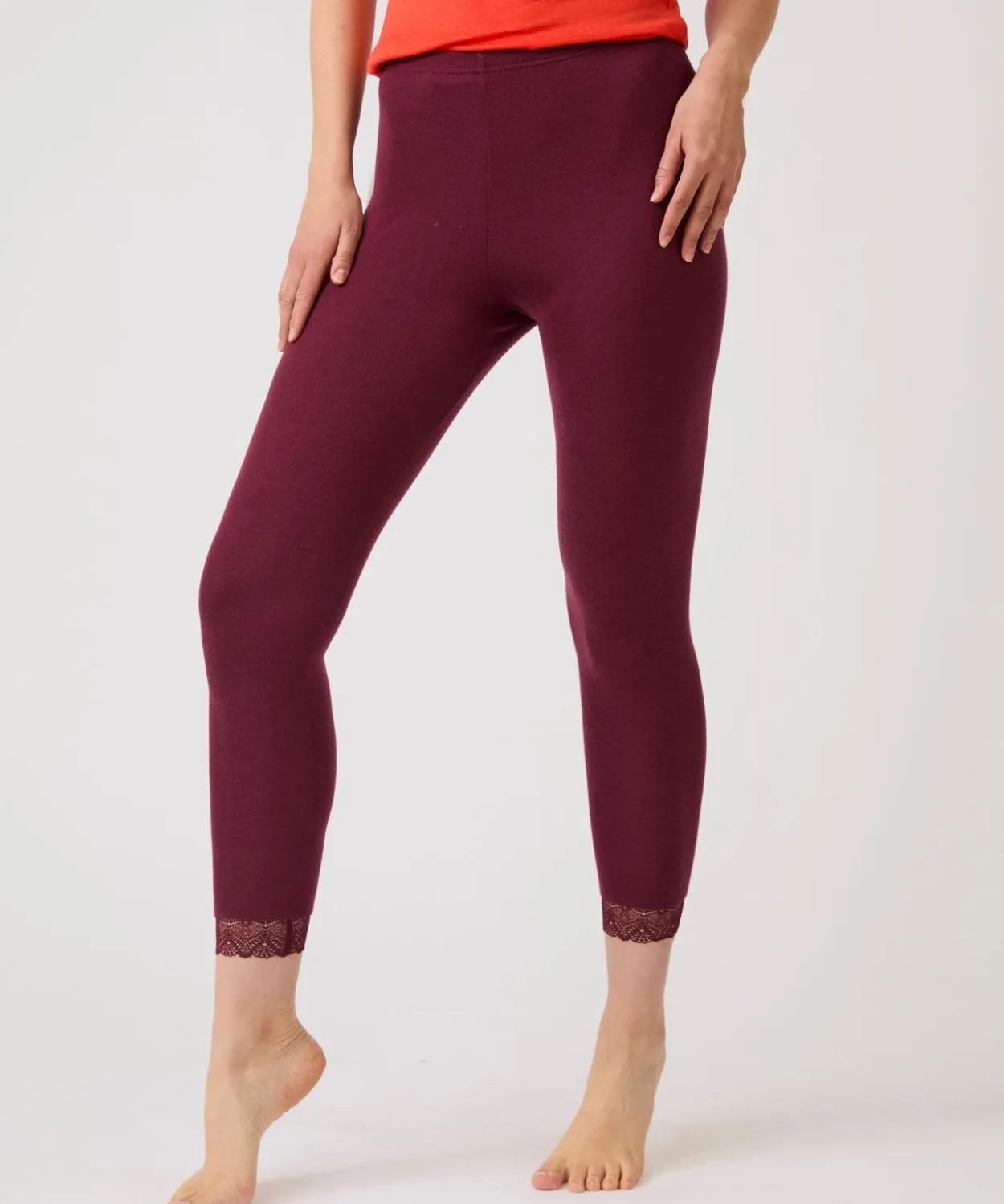 Legging long dentelle Thermolactyl Sensitive