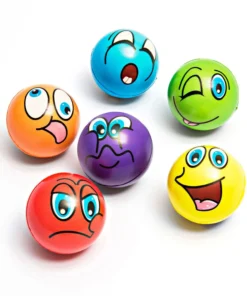 Lot de 6 balles anti-stress