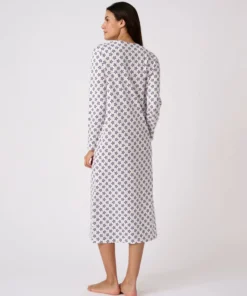 Lot de 2 chemises de nuit jersey pur coton peigné