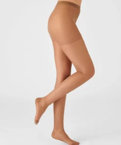 Lot de 4 collants mousse 20D spécial hanches fortes