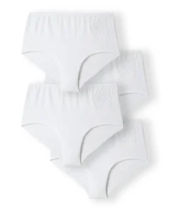 Lot de 4 culottes maxi broderie fantaisie