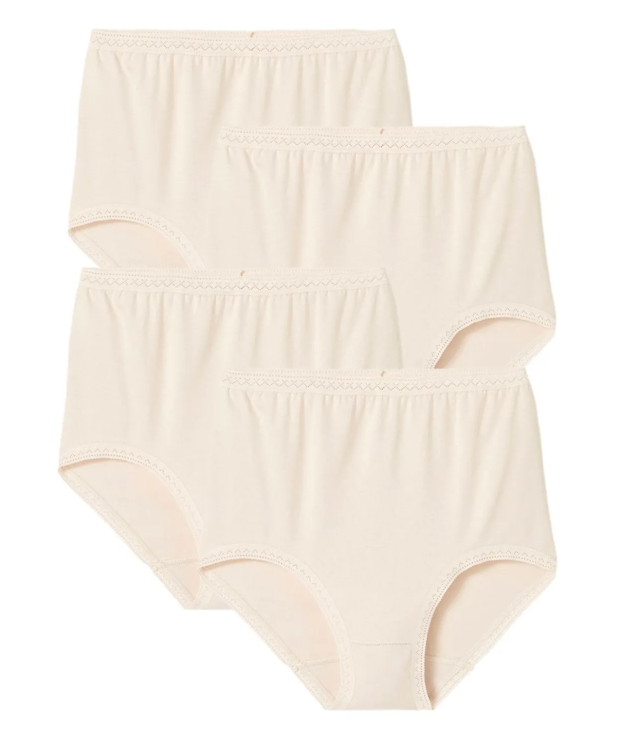 Lot de 3 culottes maxi coton stretch + 1 GRATUITE.