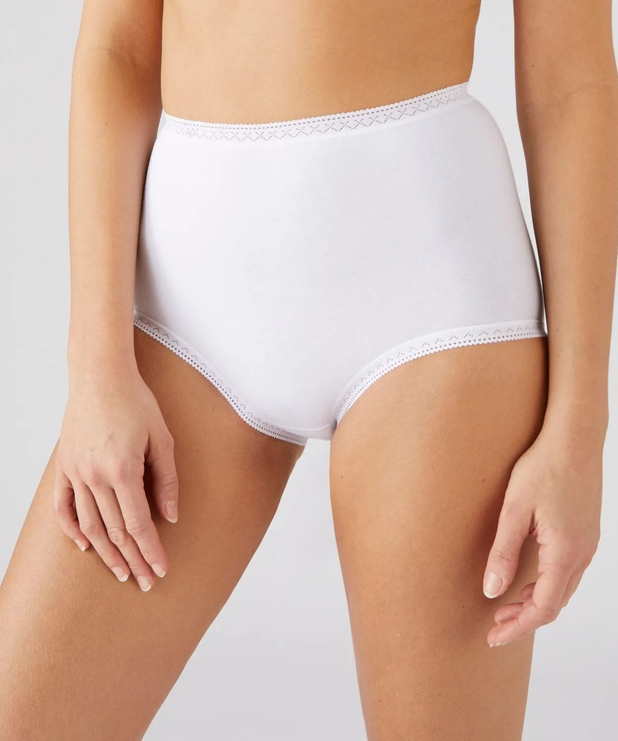 Lot de 3 culottes maxi coton stretch + 1 GRATUITE.